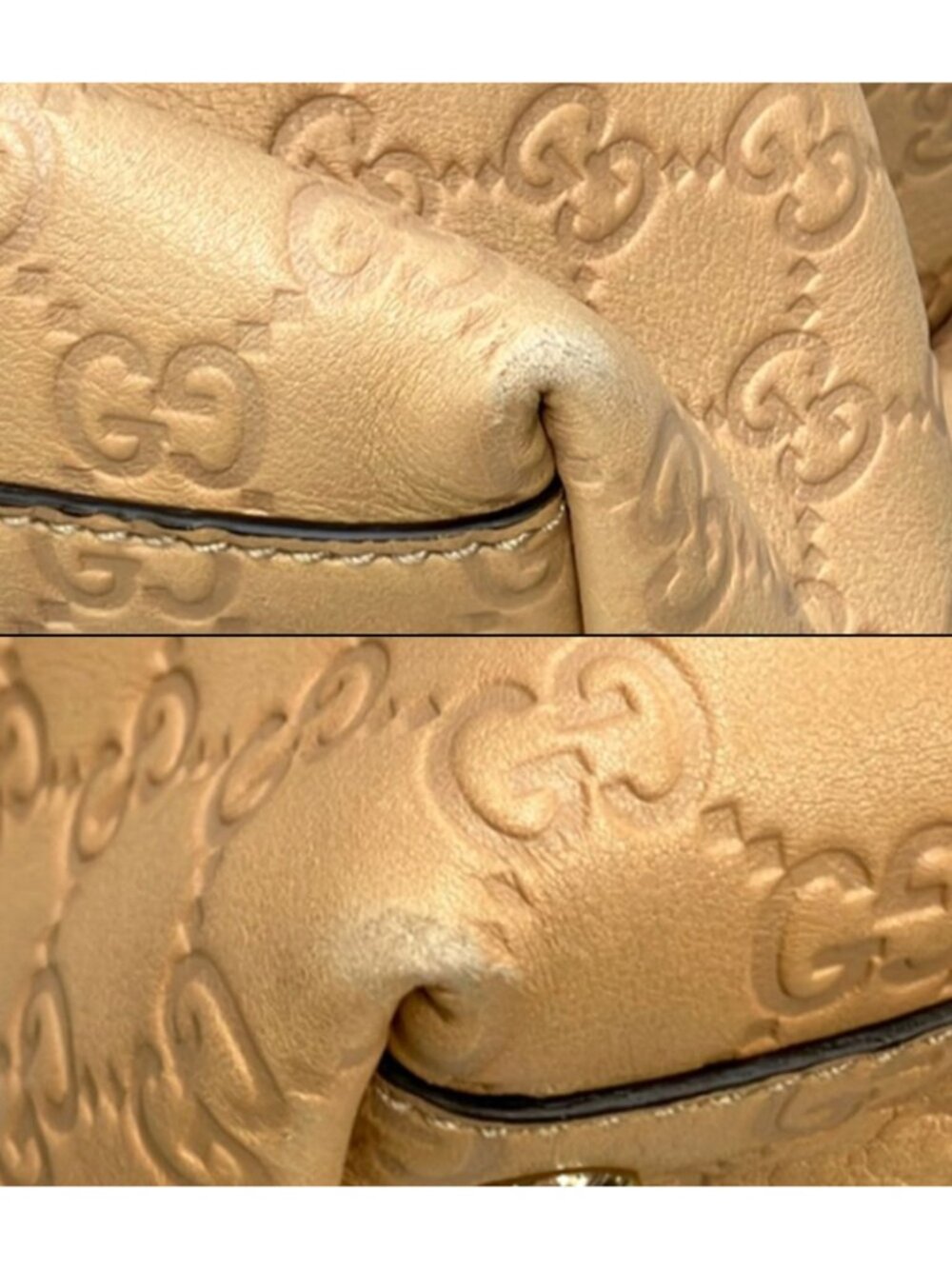 Gucci Tote Bag Guccissima Beige - Picture 8 of 10
